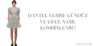 dantel elbise
