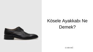kösele ayakkabı