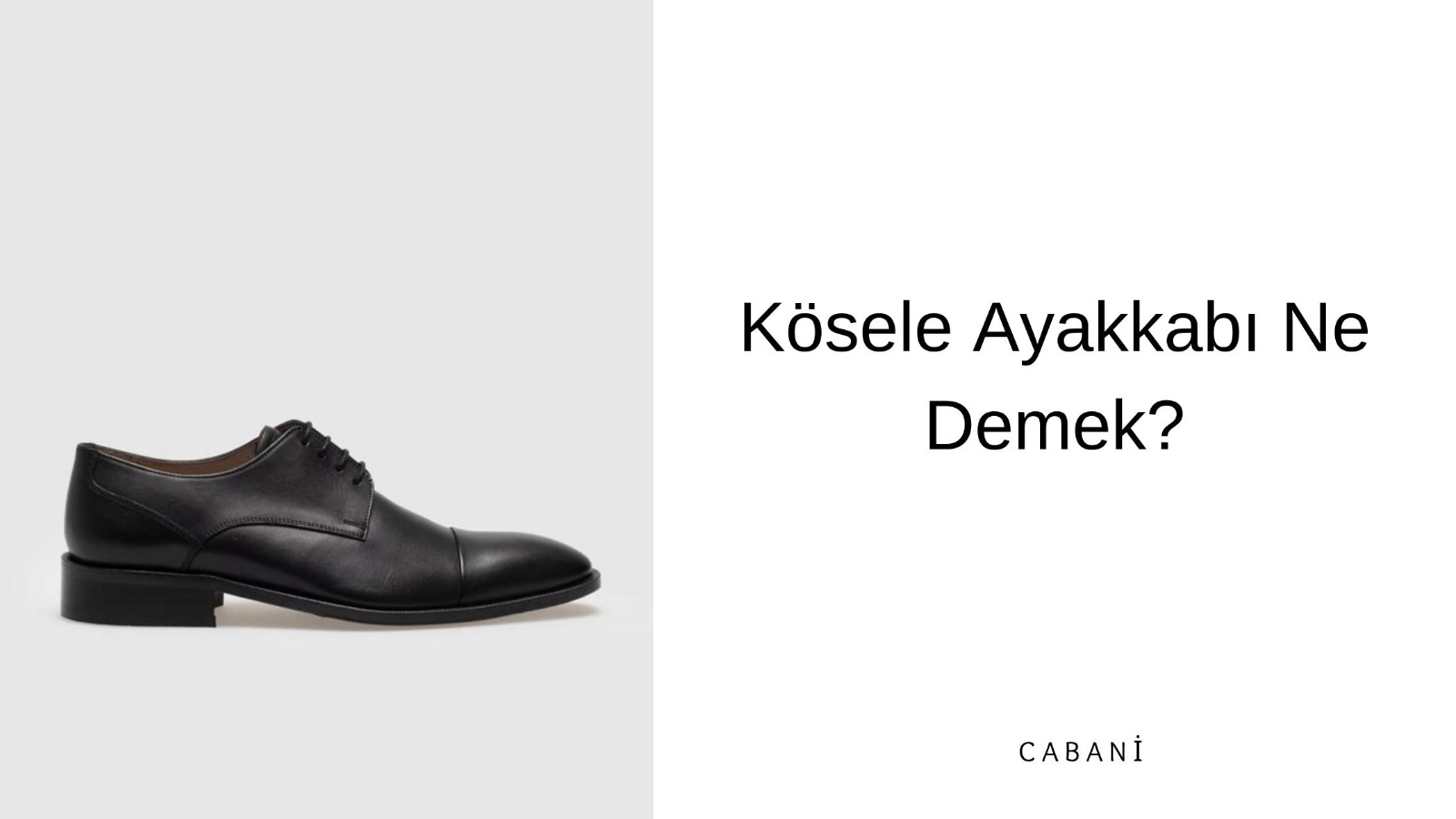 kösele ayakkabı