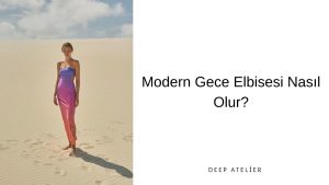 modern gece elbisesi