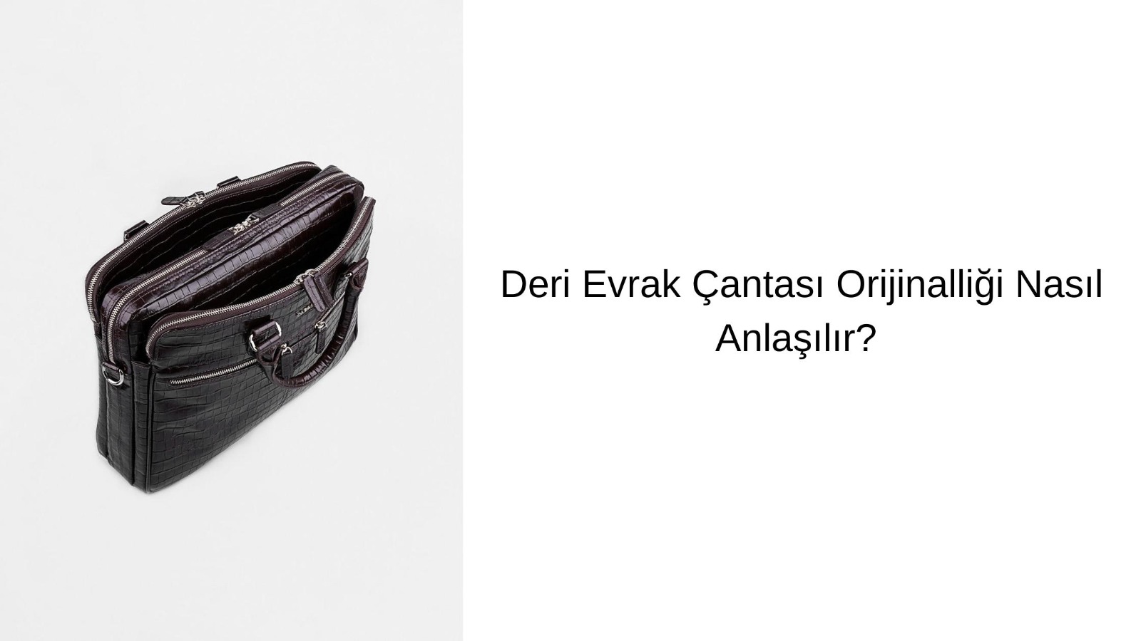 deri evrak çantası