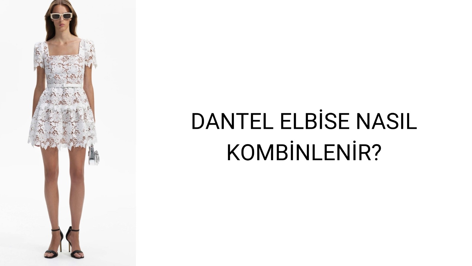 dantel elbise