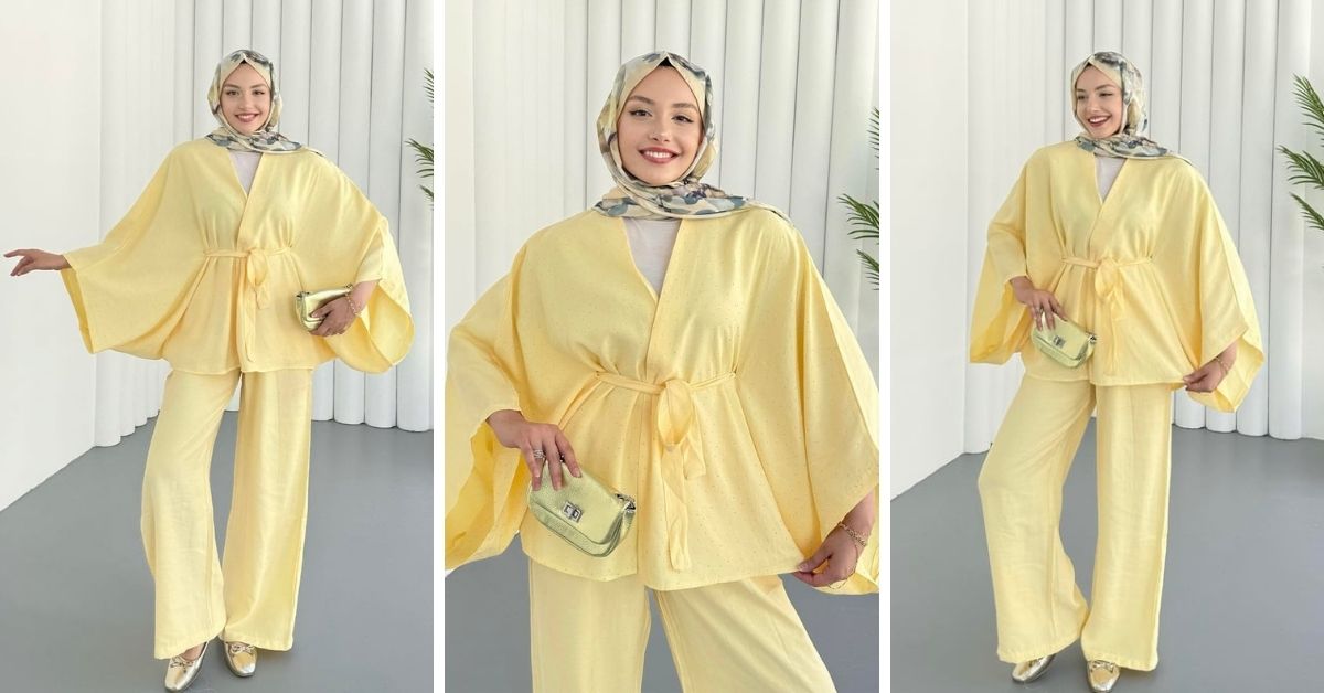 Sarı Tesettür Takım Kombini için İpuçları